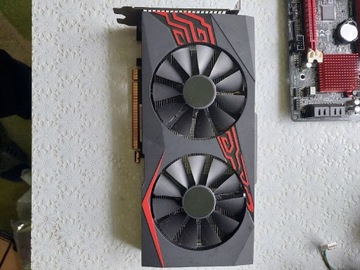 Karta Graficzna RX470 Asus Chłodzenie wentylator 