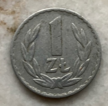 moneta 1 zł 1974 r