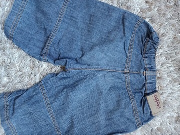 spodenki jeansowe szorty chłopięce r. ok 104