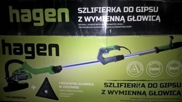 Szlifierka do gipsu z wymienną głowicą