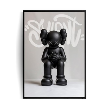 Plakat Kaws w ramie, obraz A3 29,7x42