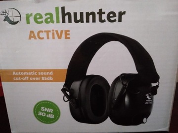 Słuchawki aktywne, ochronne Real Hunter