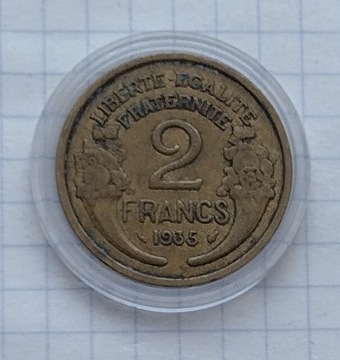 (3205) Francja 2 franki 1935 rzadka!