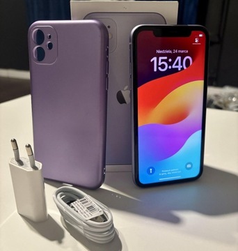 iPhone 11 64GB, Stan Idealny, Kondycja 99% 