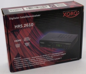 Tuner Satelitarny DVB-S/S2 Xoro HRS 2610