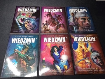 Kultowe Polskie Komiksy 1-6 Wiedźmin