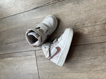 Dziewczęce dziecięce Nike air force 1 za kostkę