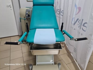 Fotel ginekologiczy i wyposażenie gabinetu 