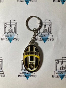 Brelok herb Juventus Turyn, wydruk 3D