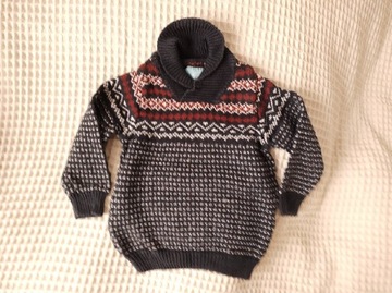 Sweter CHŁOPIEC 86 / 92 świąteczny zimowy