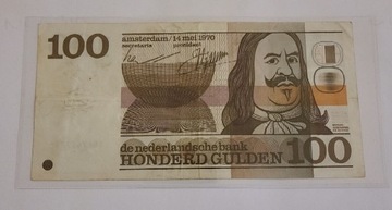 Banknot, Holandia, 100 Gulden, 1970,  w serii 777