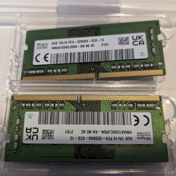RAM SK Hynix 16gb (2x8GB) SODIMM 3200