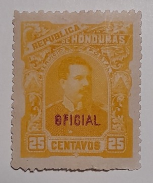 Honduras 25 centavos nadruk OFICIAL "Seebeck"