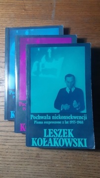 Leszek Kołakowski Pochwała niekonsekwencji t. 1-3