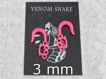 Venom Snake nowe tapery KASTET tunel plug 3mm VS46