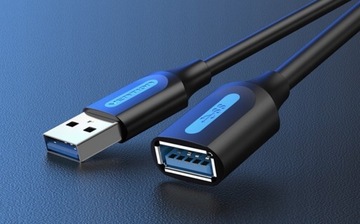 VENTION PRZEDŁUŻACZ USB-A 3.0 MĘSKO-ŻEŃŚKI 50CM