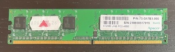 Pamięć DDR2 533MHz CL4 512MB Apacer