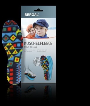 Wkładki do butów 34 dziecięce Bergal Cosy Fleece 