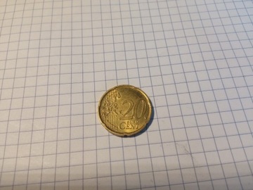 Moneta 20Eurocent 2002r Italia