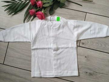 Kaftanik, biała koszulka r.74