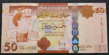 Libia 50 dinarów UNC