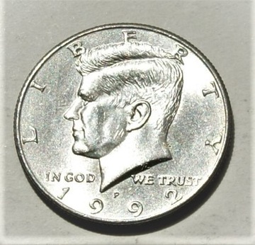 1/2 dolar 1992 P  half dollar Kennedy Stan!!