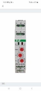 Przekaznik czasowy 4 funkcyjny F&f PCU-510 Duo 