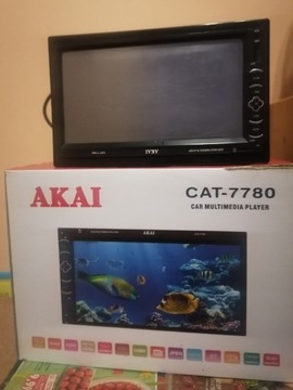 AKAI CAT7780 Radio samochodowe 2DIN DVD USB SD AUX