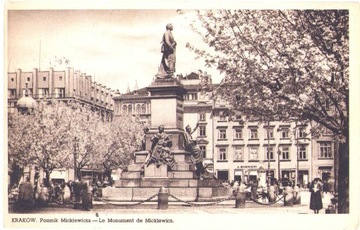 KRAKÓW-Pomnik Mickiewicza-Czerwiec 1939 Stary Sącz