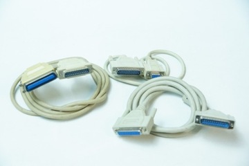 3x kabel kable LPT i COM szeregowy RS - 3 sztuki
