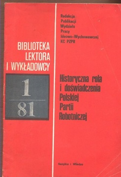 Historyczna Rola i doświadczenia Polskiej Partii R
