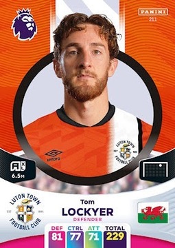 Tom Lockyer 211 Karta Panini Premier League 2024