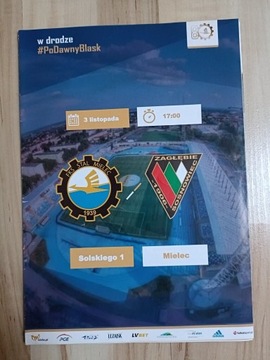 Program Stal Mielec - Zagłębie Sosnowiec 2019/20