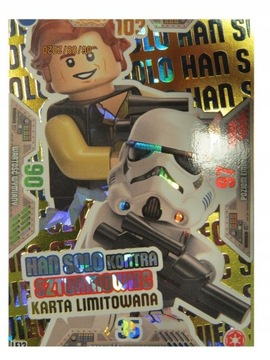 LEGO Star Wars karta LE13 Han Solo vs szturmowiec