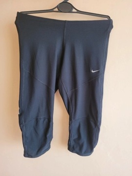 Czarne legginsy 3/4 Nike Dri-Fit roz. S