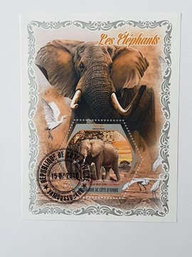 (1646) blok słonie 