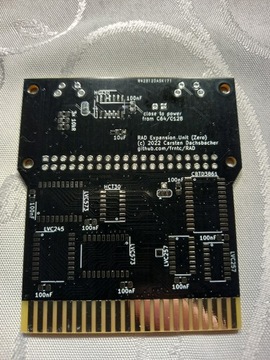 Płytka PCB do kartridża RAD Ext. do C64/128