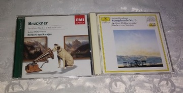 Anton Bruckner Symphonies 4 & 9 Karajan 2 CD