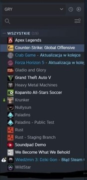 Wiedźmin 3 GTA5 Forza5 Ryst Cs:GO