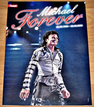 MICHAEL JACKSON Forever1958-2009 PLAKAT po śmierci