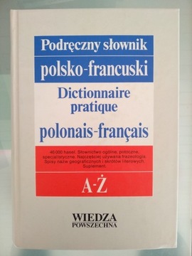Podręczny słownik polsko-francuski Wiedza Powszech