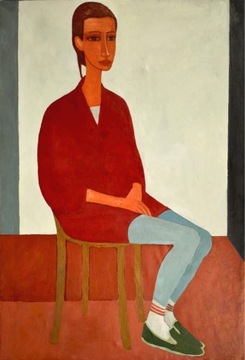 Zakrzewski Roman - Portret dziewczyny, 1988