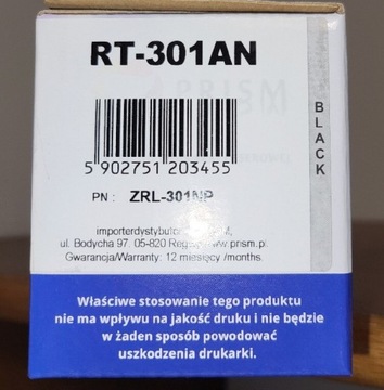 Nowy toner zamiennik czarny do Ricoh Aficio MP 301