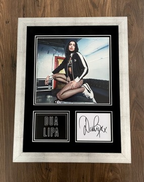 DUA LIPA - oryginalny autograf + certyfikat!