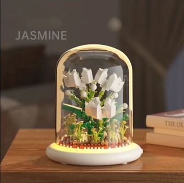 Kwiat Jasminez klocków do budowy 