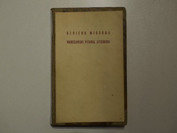 Olgierd Missuna - Warszawski pitaval literacki