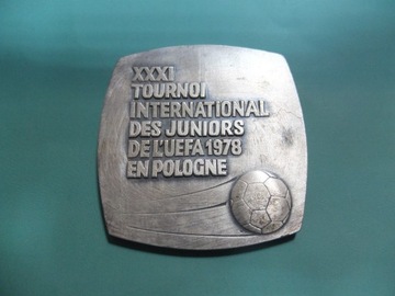 Medal XXXI Turniej Piłki Nożnej Juniorów UEFA 1978