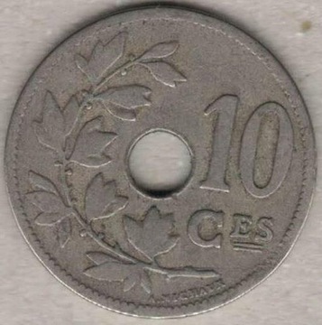 Belgia 10 centymów 1904 Q 22 mm nr 2