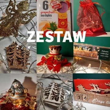 ZESTAW! Dekoracje świąteczne, Nowe, Piękne dekorac