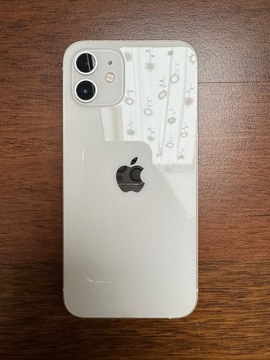 Iphone 12 64 GB biały używany + 8 etui